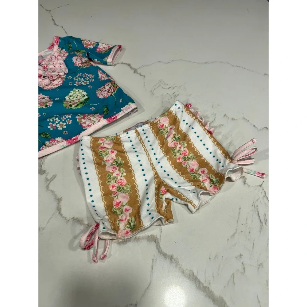 SweetHoney‎ Girls Floral Top bottom set 18 months